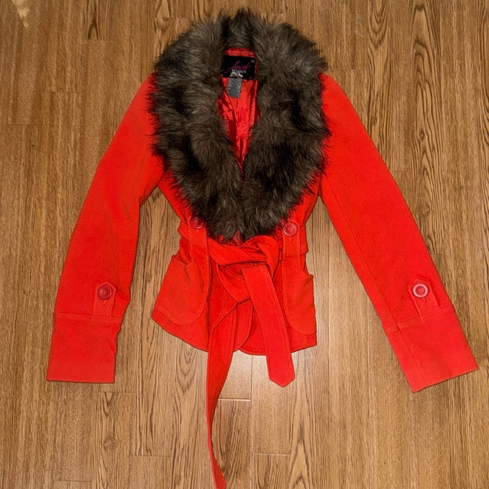 Jack BB Dakota Fur Collar Coat